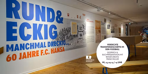 \u201eVerdeckte Transfergesch\u00e4fte im DDR-Fu\u00dfball\u201c - Buchpr\u00e4sentation & Gespr\u00e4ch