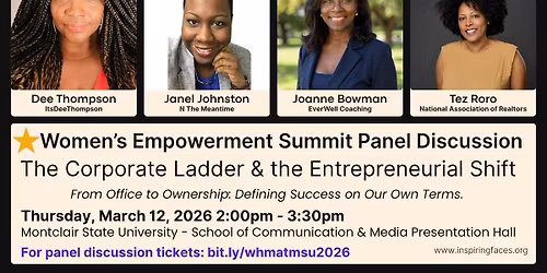 The Panel Discussion - From Office to Ownership: Defining Success on Our Own Terms