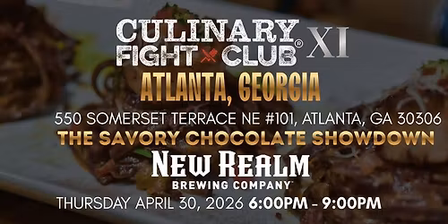 The CFC Savory Chocolate Showdown- ATLANTA, GA