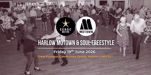 Harlow Motown Friday Freestyle - Friday 19th June 2026