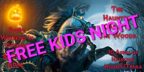 Free Kids Night Family Friendly Haunted House