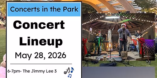 Concerts in the Park: The Jimmy Lee 3 and Bonham Brothers Band