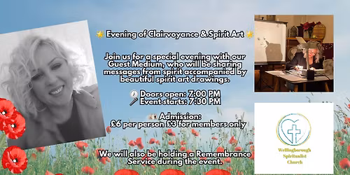 Evening of Clairvoyance at Wellingborough Spiritualist Church 