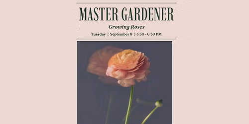 Master Gardener - Fall in the Rose Garden