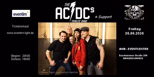 The AC\/DC`s Tribute Band + Support
