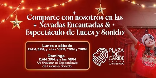 Nevadas Encantadas & Espect\u00e1culo de Luces y Sonido