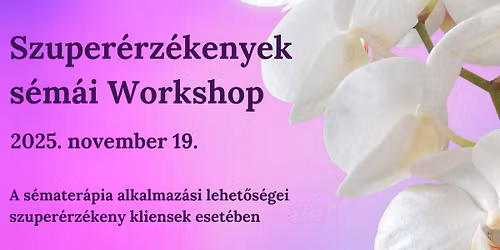 Szuper\u00e9rz\u00e9kenyek s\u00e9m\u00e1i Workshop