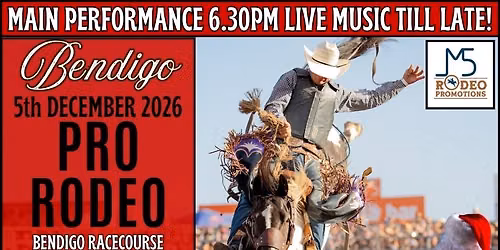 M5 Bendigo Pro Rodeo 2026