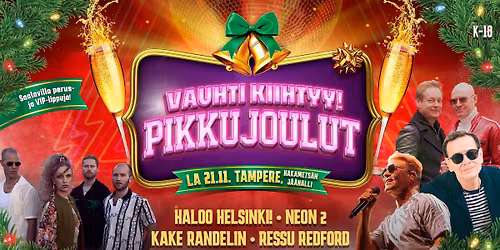 Tampereen Vauhti Kiihtyy! Pikkujoulut la 21.11.2026