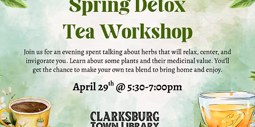 Spring Detox Tea Workshop