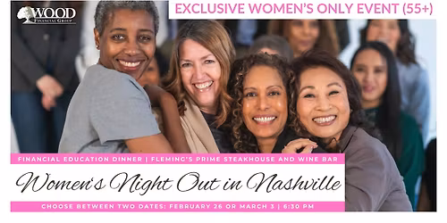 Women's Night Out in Nashville | An Educational Dinner Designed Exclusively for Women