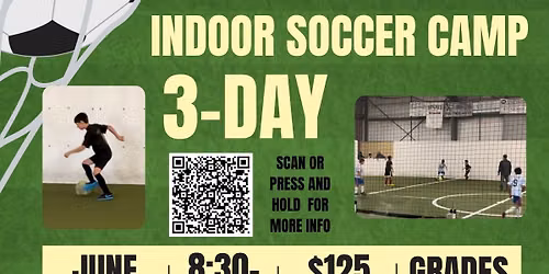 Indoor soccer camp 