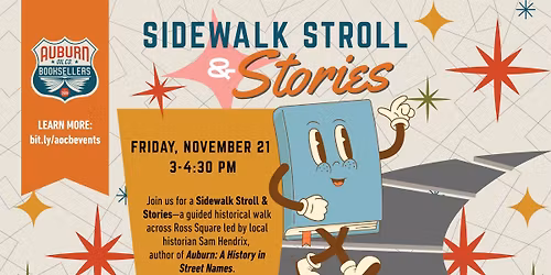 Sidewalk Stroll & Stories with Sam Hendrix