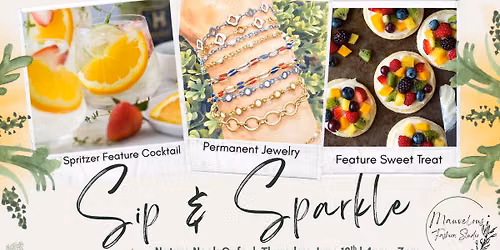Sip & Sparkle Event at Nature Nook Wine Bar | June 18th