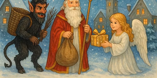 CESTA ZA MIKUL\u00c1\u0160EM  - Kostelec nad \u010cern\u00fdmi lesy  - sobota 6.12.2025