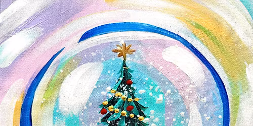 POP UP FAMILY EVENT - PAINTING ON CANVAS A CHRISTMAS SNOWBALL $5.00