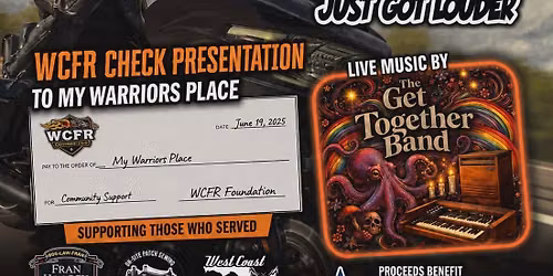 WCFR and Harley-Davidson Wesley Chapel Bike Night - Special Check Presentation!