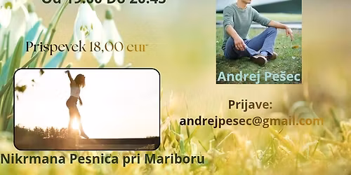Samozdravljenje in kako \u010dustva vplivajo na bolezni in zdravje, predavanje + webinar, Andrej Pe\u0161ec