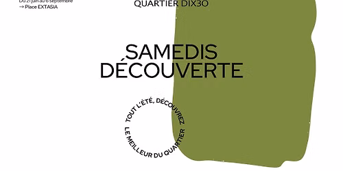SAMEDIS D\u00c9COUVERTES - SOIR