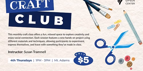 Craft Club (Open to all)