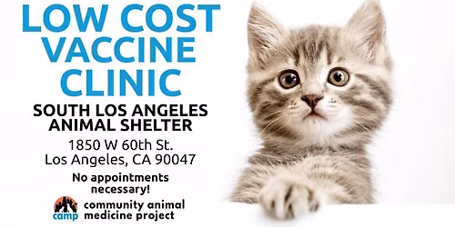 CAMP Mobile Pet Vaccination Clinic (No appointments necessary)