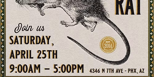 [SOLD OUT] Taxidermy Rat Class