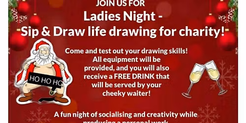 Charity life model art event