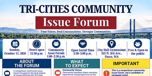 Tri-Cities Community Issue Forum
