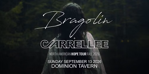 Bragolin and Carrellee co-headline with guests Touched Fables