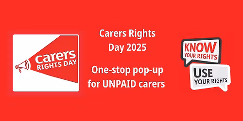 Carers Rights Day 2025 - Aylesbury one-stop pop up event