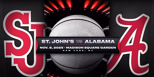 Parking Alabama Crimson Tide at St. John's Red Storm Mens Basketball