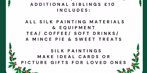 Christmas Silk Painting @ Cullercoats Watch House