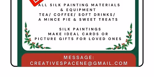 Christmas Silk Painting @ Cullercoats Watch House