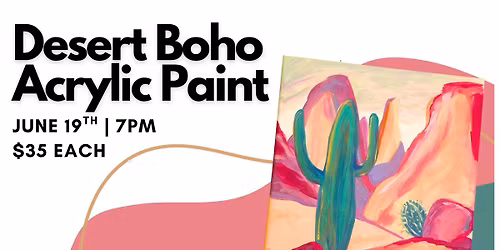 Boho Desert Painting