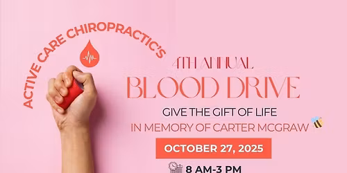 4th Annual Blood Drive
