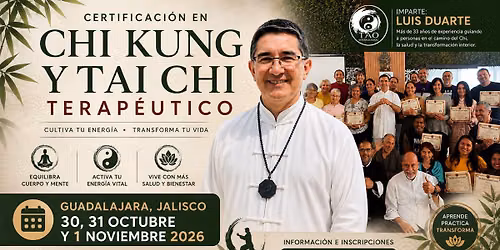 Certificaci\u00f3n en Tai Chi Terap\u00e9utico en Guadalajara