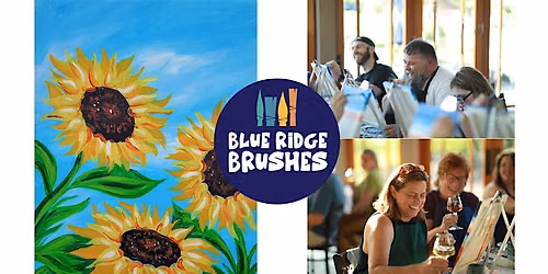 Paint + Sip: "Sunflowery Day" at the Virginia Wine Collective