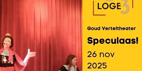 Gratis kindervoorstelling: SPECULAAS door Goud Verteltheater