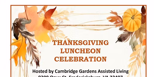 Thanksgiving Luncheon Celebration