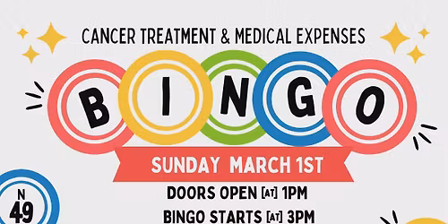 Bingo Fundraiser for medical expenses