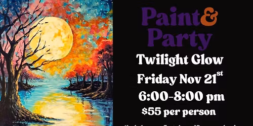 Paint n Sip- Twilight Glow