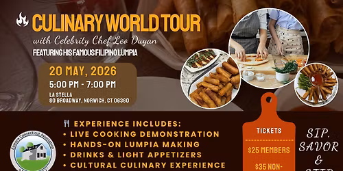 Culinary World Tour with Celebrity Chef Leo Duyan\ud83c\udf0e\ud83c\udf74