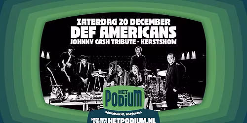 Def Americans - Johnny Cash Tribute - Kerstshow