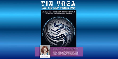 YIN YOGA *SATURDAY MORNING* @ Lighthouse Community Yoga PDX 
