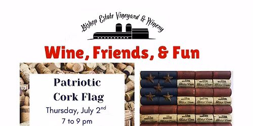 Wine, Friends, & Fun: Patriotic Cork Flag