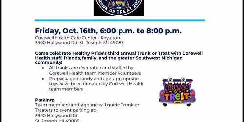 Trunk or Treat Event