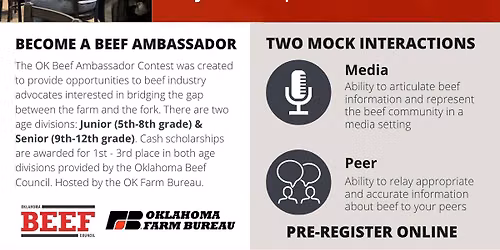 Oklahoma Beef Ambassador Contest
