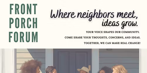 FRONT PORCH FORUM