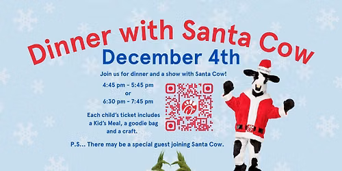 Dinner with Santa Cow at Chick-fil-A Blairs Ferry