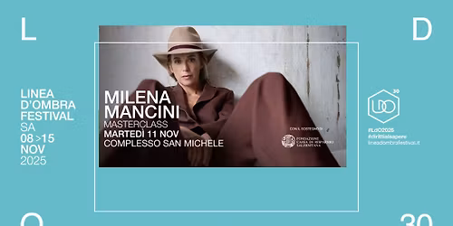 MEF \/\/ Masterclass con Milena Mancini \/\/ 11 nov \/\/ Salerno